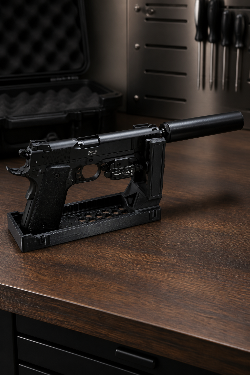 Premium Tactical Pistol Stand
