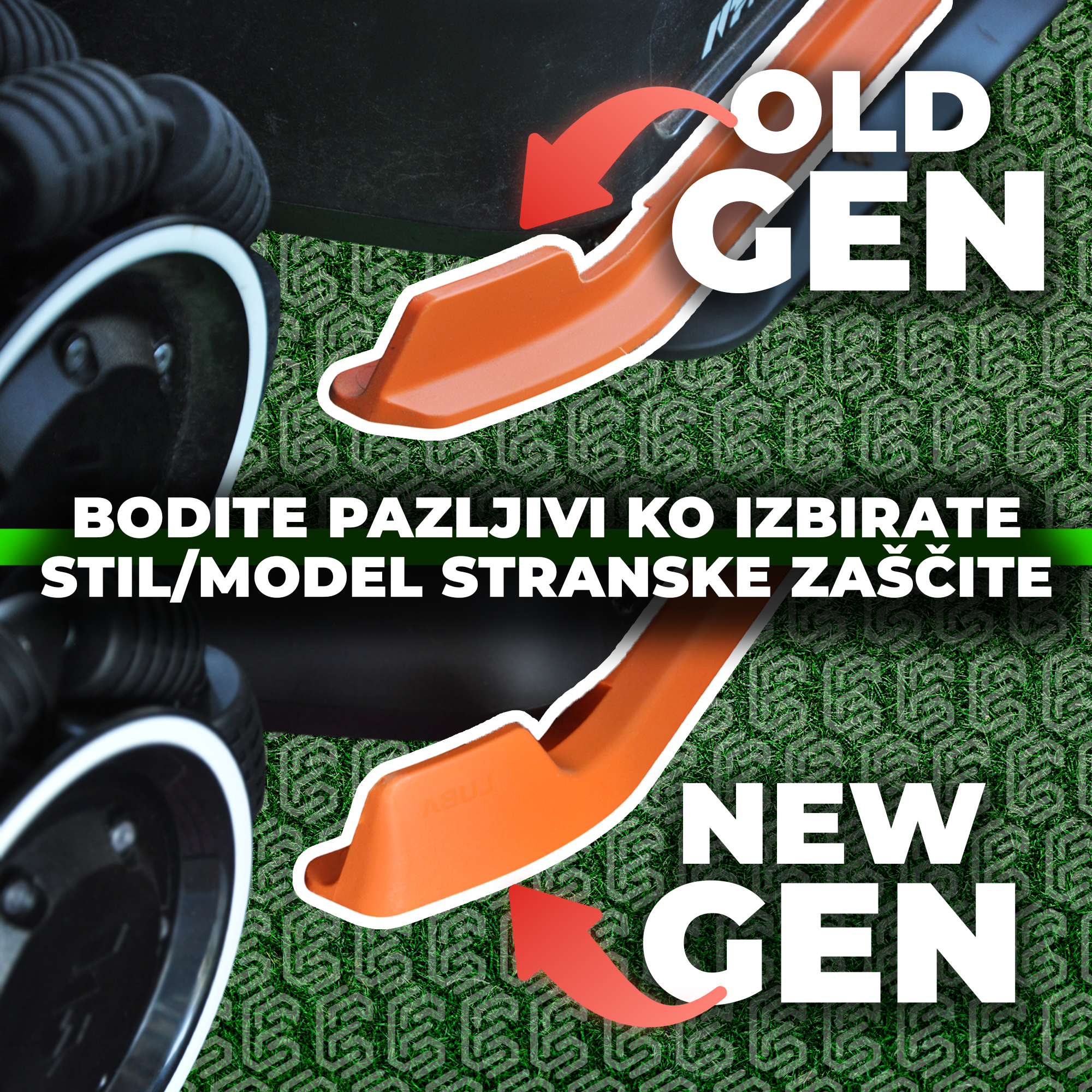 Nadomestni deli stranske zaščite za Mammotion Luba 1, 2 & 2X Exact Designs