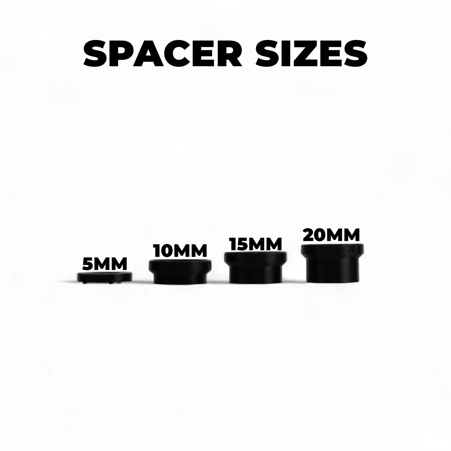 Mowing Height Adjustment Spacers for Mammotion Luba & Yuka - Exact Designs