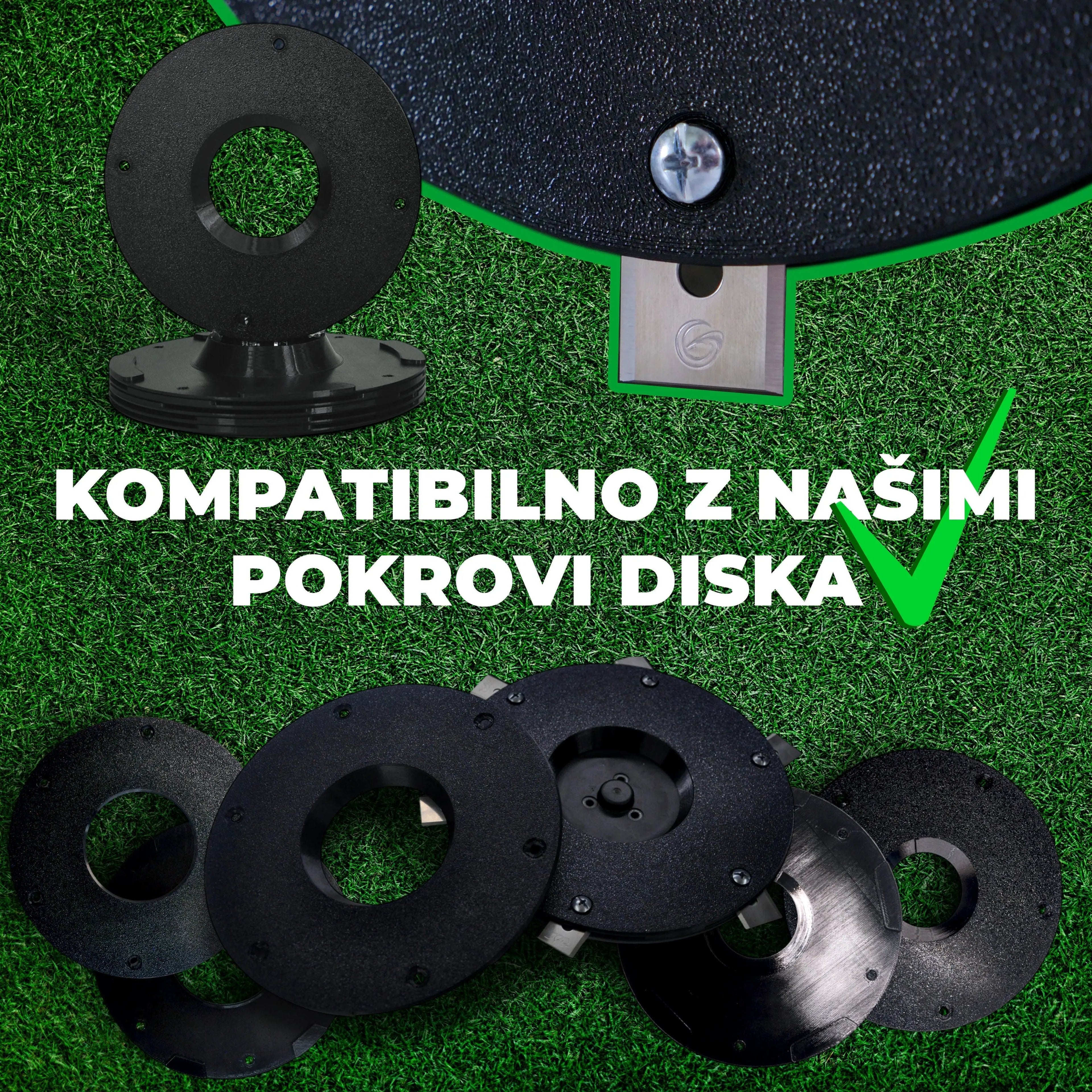 Nadomestna rezila za robotske kosilnice Mammotion - 24kos - Exact Designs