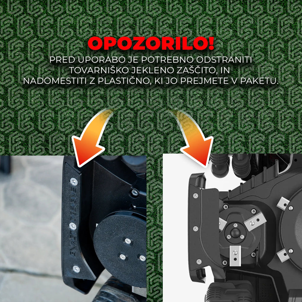 Pokrov stranskega diska za kosilnico Mammotion Luba Mini 2 Exact Designs