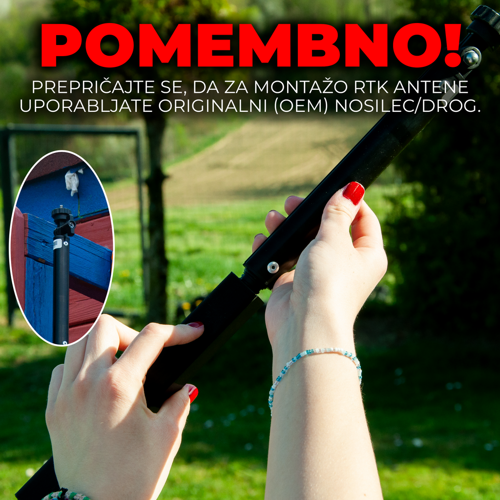 Prilagodljiv nosilec RTK antene za Mammotion Mini Serije Exact Designs
