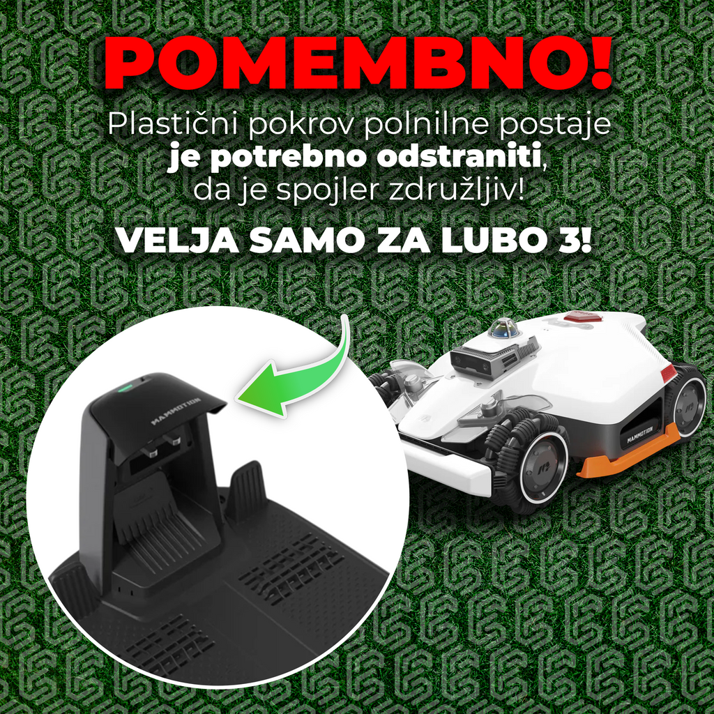 Dekorativni spojler za kosilnico Mammotion Exact Designs